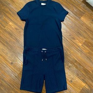 Men’s Blue Topman short set